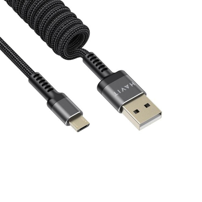 купить купить Кабель спіральний Micro USB HAVIT HV-CB6250 2.4A 1.5м  