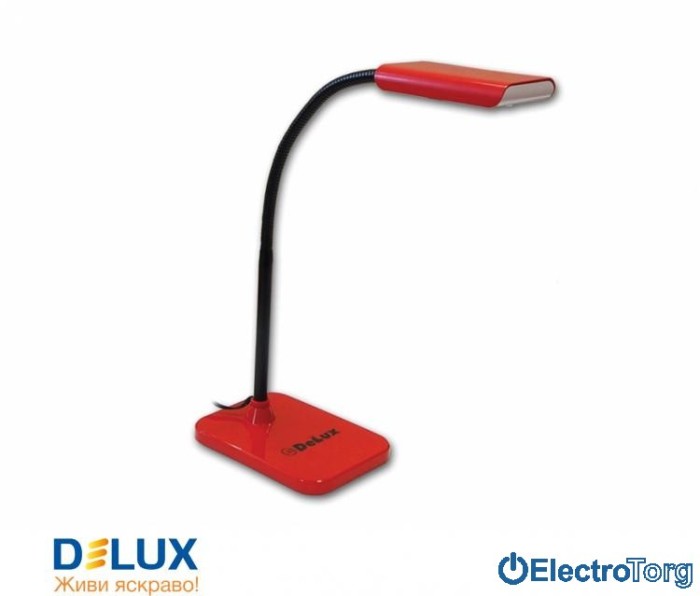 купить купить Светильник настольный LED TF-230 3.5W красный DELUX  
