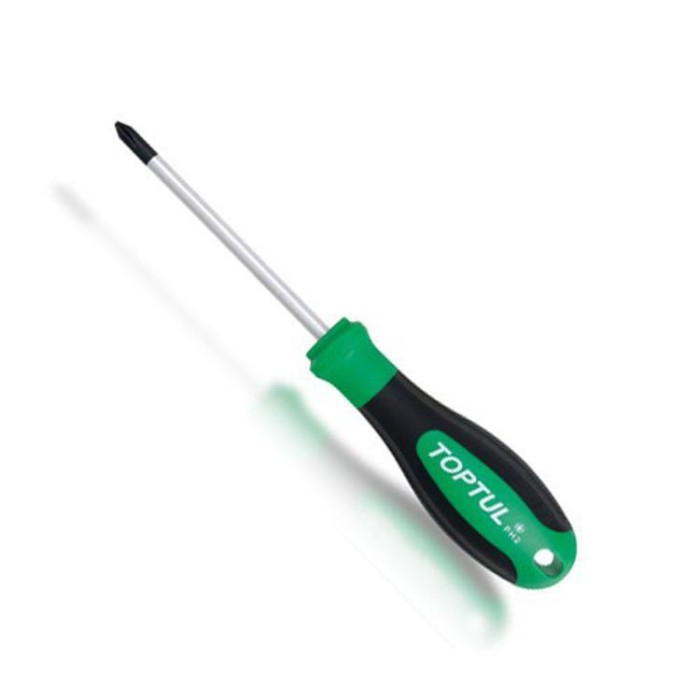 купить купить Отвертка крестообразная TOPTUL PH2x100 Anti-Slip FBAD0210  