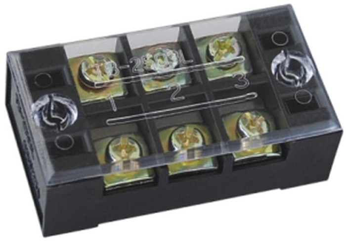 Клемна колодка захищена 3 /35А карболіт/PC