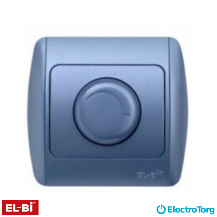 купить купить Выключатель ZIRVE реостат 600/800 Вт SL -M- синий с вставкой EL-BI  