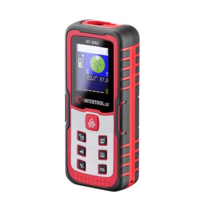 купить купить Дальномер лазерный 40м, цветной дисплей INTERTOOL MT-3084  