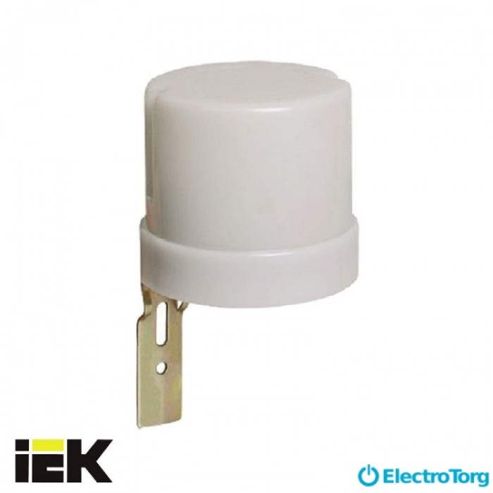 купить купить Фотореле ФР 602 серый, макс. нагрузка 2500 Вт, IP44, ИЭК(IEK)  