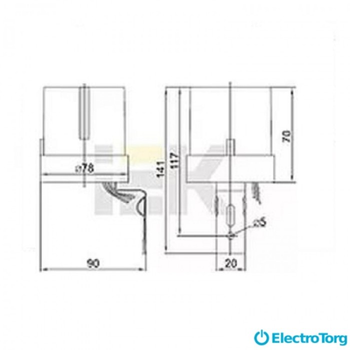 купить купить Фотореле ФР 602 серый, макс. нагрузка 2500 Вт, IP44, ИЭК(IEK)  