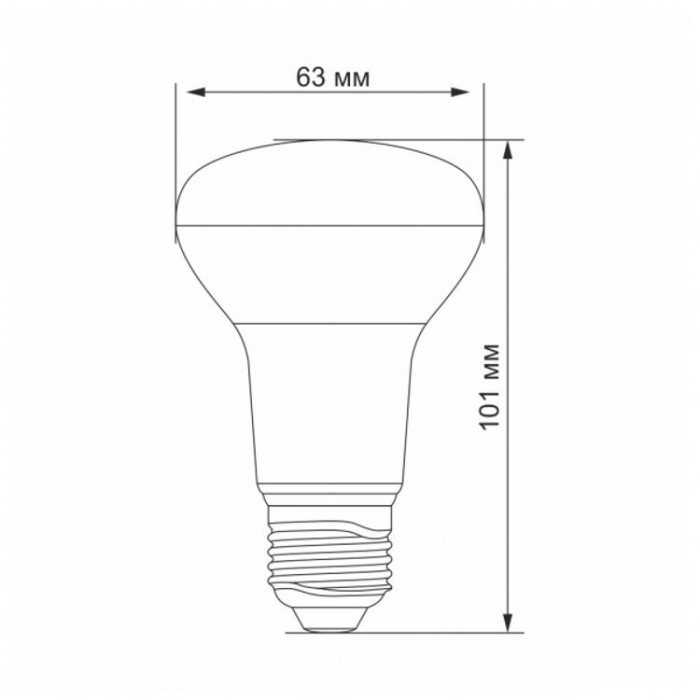 купить купить LED лампа R63e 9W E27 4100K VIDEX  