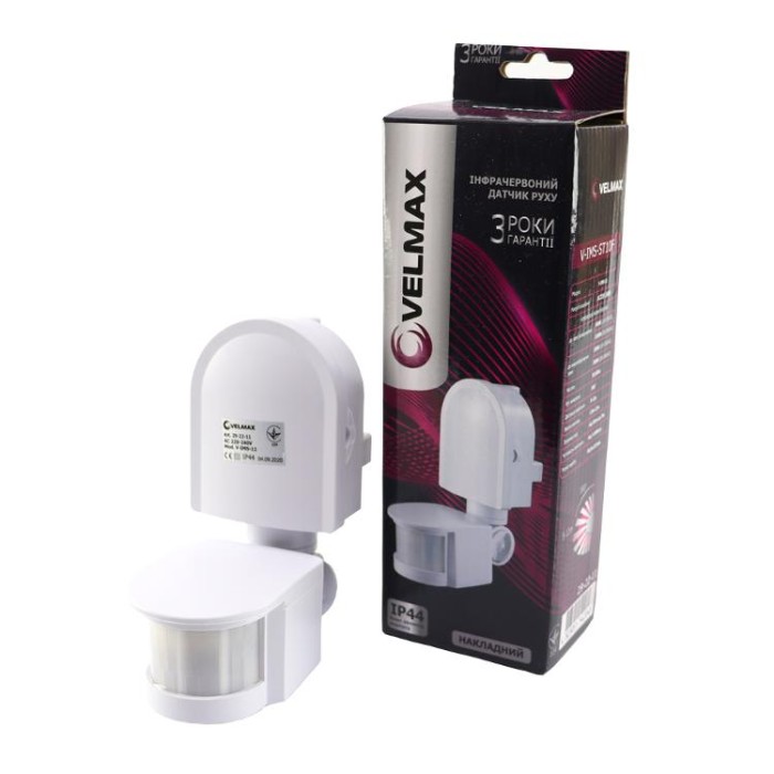 купить купить Датчик движения V-IМS-11 AC220-240V 180 ° (ST10F) VELMAX (Велмакс)  