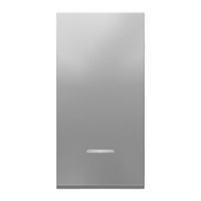 купить купить Выключатель 1-кл с нейтралью 10А 1 м алюминий Unica New Schneider Electric (Шнайдер Электрик)  