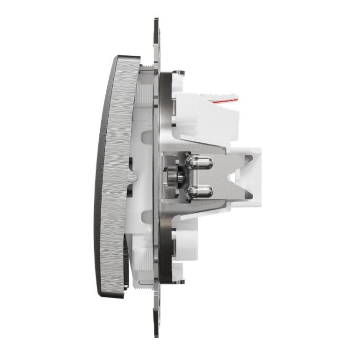 купить купить Двоклавішний вимикач Матовий алюміній Sedna Elements Schneider Electric  