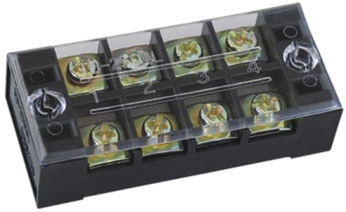 Клемна колодка захищена 4 /25А карболіт/PC