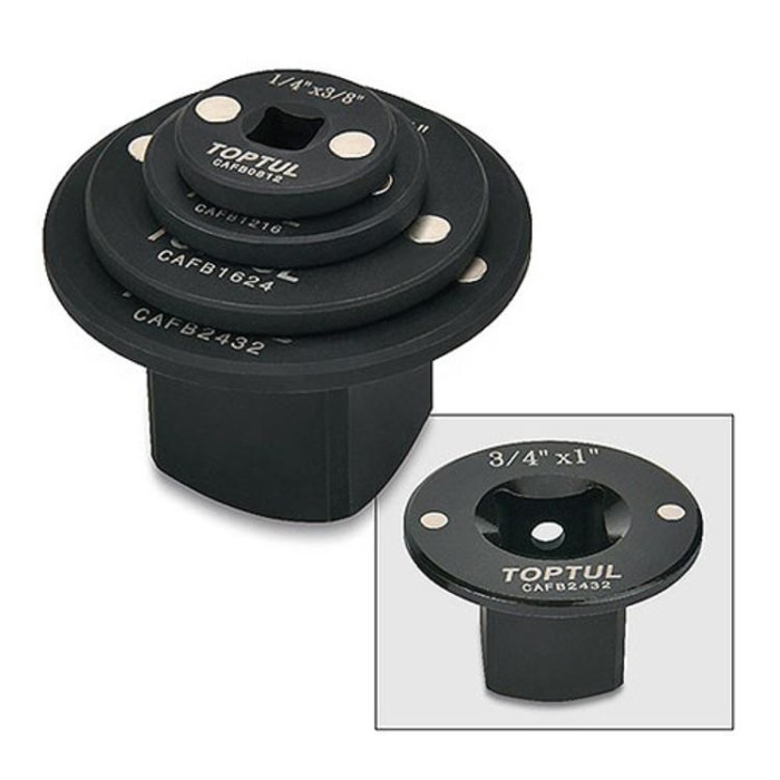 купить купить Набор магнитных переходников 1/4&quot;-1&quot; 4ед. TOPTUL GAAR0404  