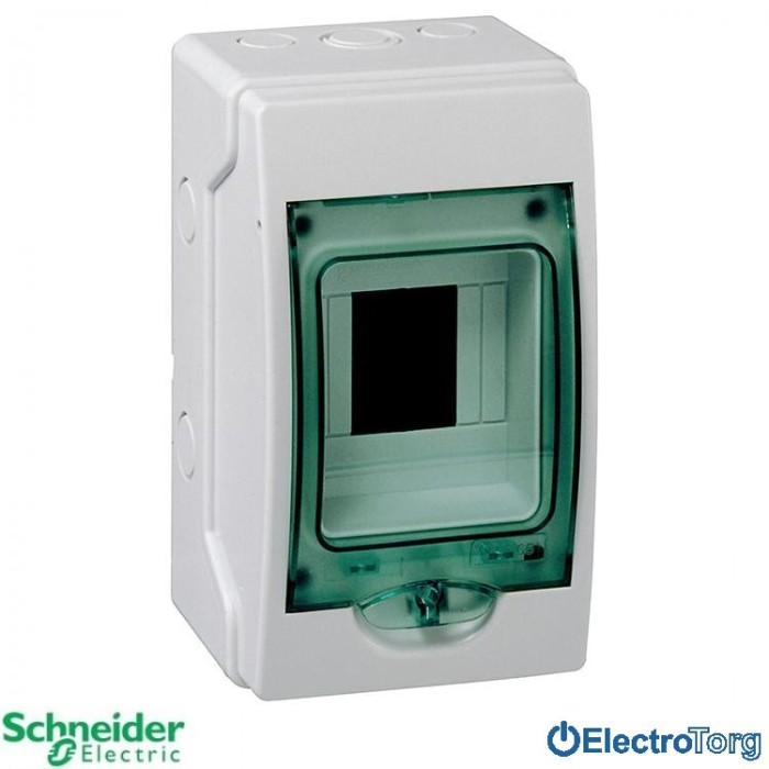 купить купить Щиток MINI KAEDRA IP65 4 Модуля, Накладной, Прозрачная дверца, Schneider Electric (Шнейдер электрик)  