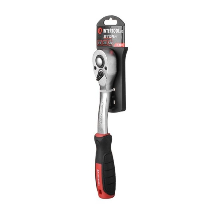 купить купить Рукоятка с храповым механизмом на 72 зуба 1/2&quot;., Cr-V STORM INTERTOOL ET-8003  