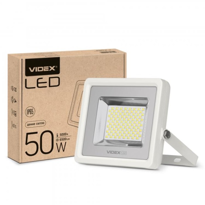 купить купить LED прожектор PREMIUM  50W 5000K Белый VIDEX  