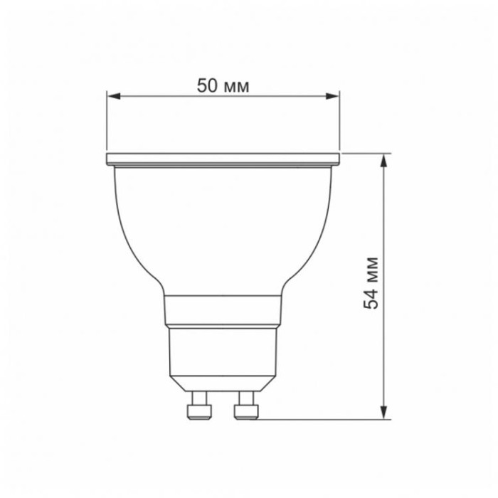 купить купить LED лампа MR16e 6W GU10 4100K VIDEX  