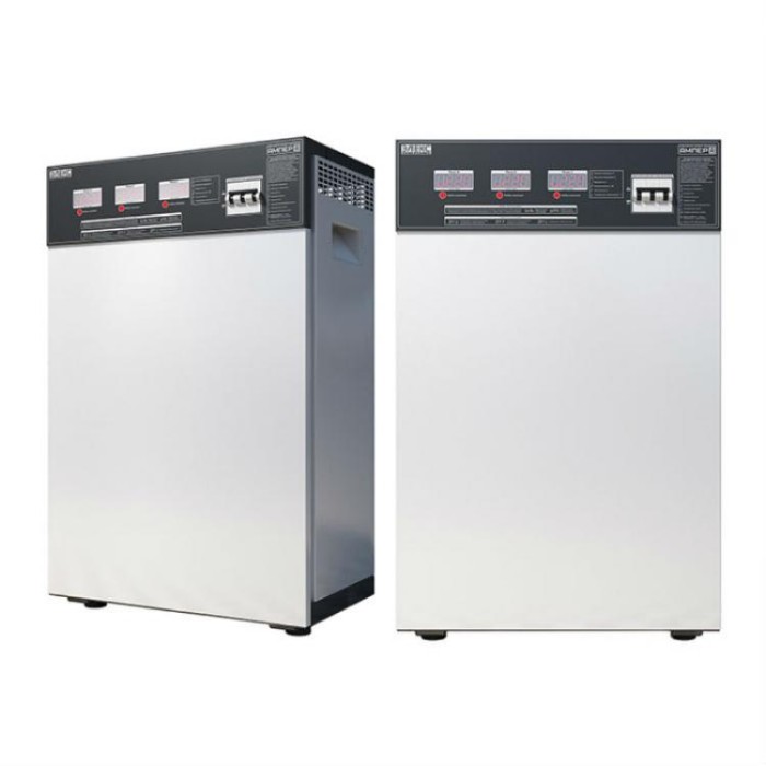 купить купить Стабилизатор напряжения трехфазный АМПЕР 12-3/50 v2.0 (33 кВА/кВт), 12 ступеней стабилизации, тиристорный Элекс  