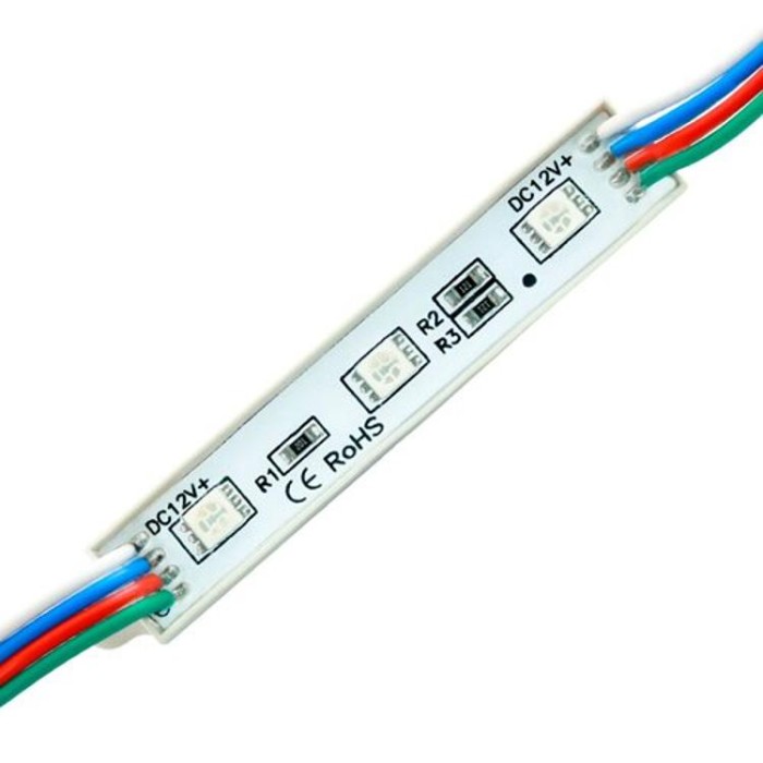 купить купить Светодиодный модуль BRT 5050-3 led W 0.72W RGB, 12В, IP65  