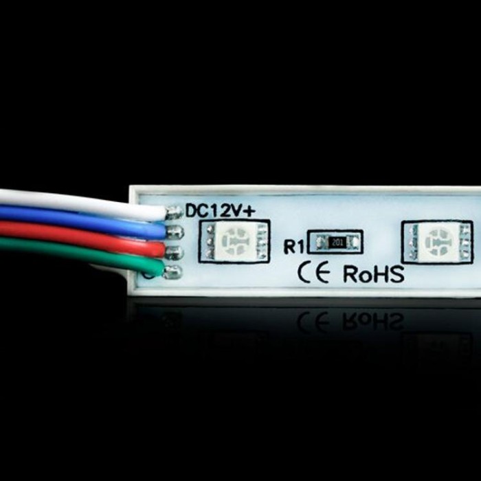 купить купить Светодиодный модуль BRT 5050-3 led W 0.72W RGB, 12В, IP65  
