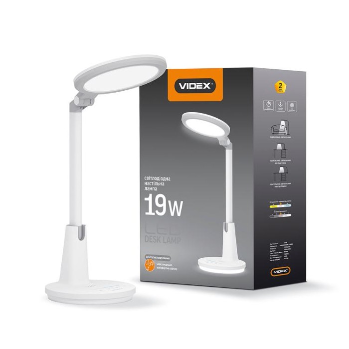 купить купить Свiтлодiодна лампа настiльна&quot;VIDEX  VL-TF10W&quot;19W 4000K 220V  