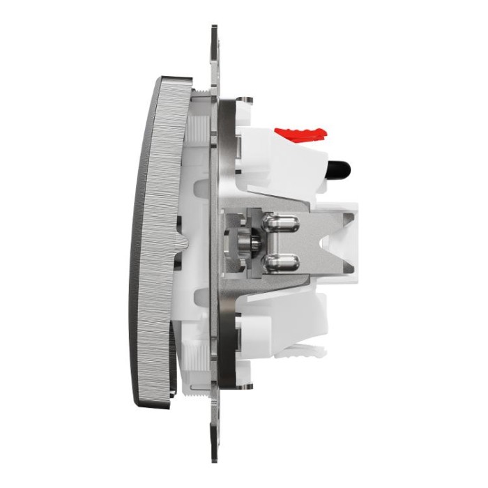 Вимикач для жалюзі, електронне блокування 10 АХ, Матовий Алюміній Sedna Elements Schneider Electric