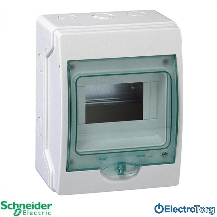 купить купить ЩИТОК MINI KAEDRA IP65 6Модулей, Накладной, Прозрачная дверца,  Schneider Electric (Шнейдер электрик)  