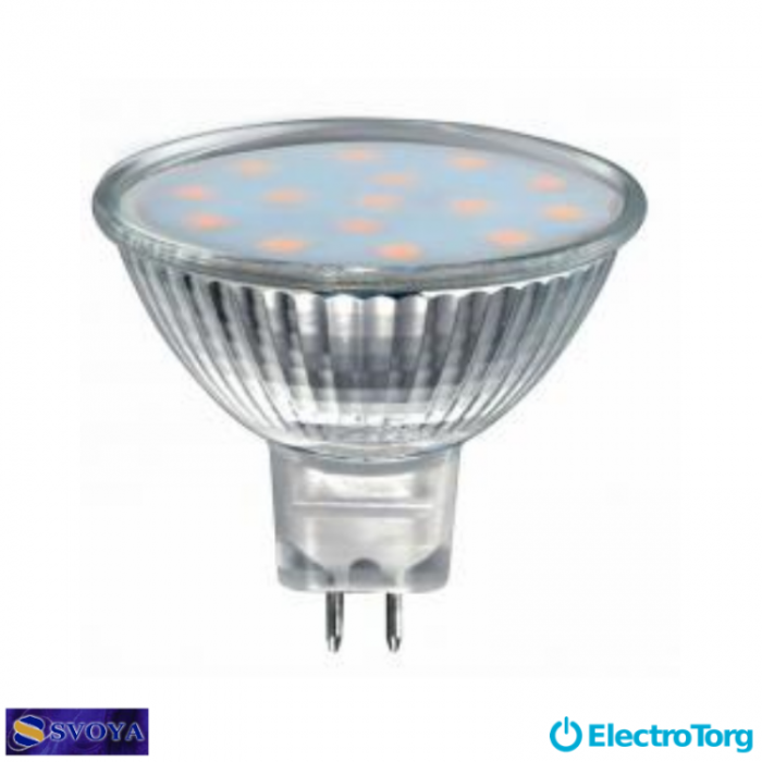 купить купить Светодиодная лампа MR16 4W, JCDR, 3000K,  GU5.3 Svoya  