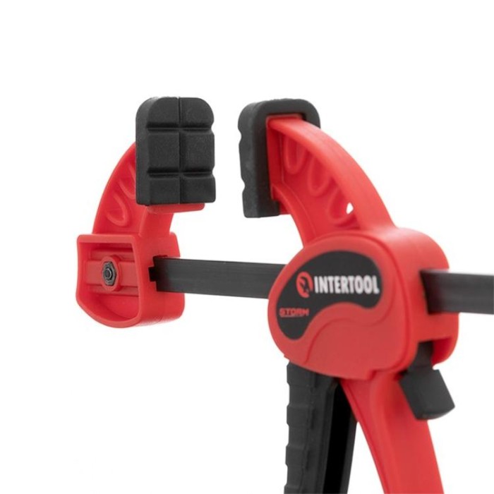 купить купить Струбцина автомат 100*30мм, усилие зажима до 10 кг INTERTOOL HT-6110  