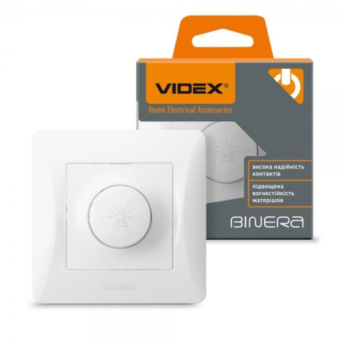 купить купить Диммер 600Вт белый VIDEX BINERA  