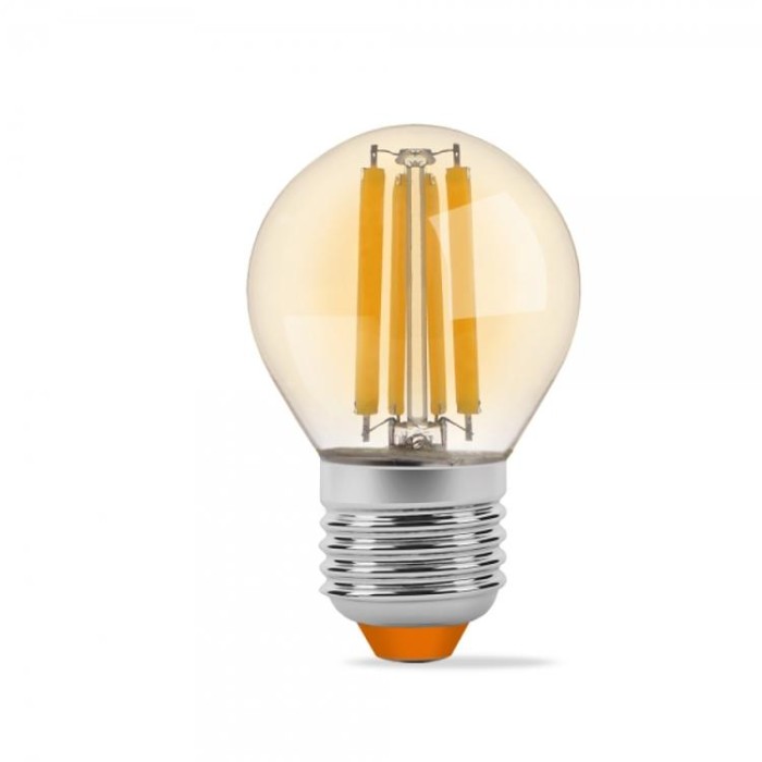 купить купить LED лампа Filament G45FA 6W E27 2200K бронза VIDEX  