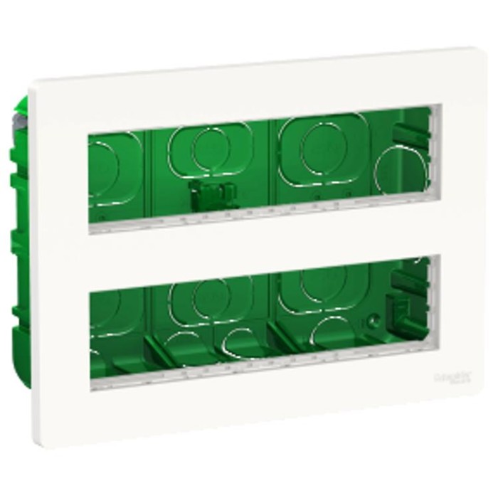 купить купить Блок unica system+ скрытый монтаж 2х4 антибактериальный Schneider Electric (Шнайдер Электрик)  