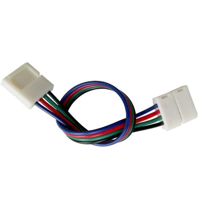 купить купить Коннектор для светодиодных лент OEМ SС-09-SWS-10-4 10mm RGB 2joints wire (провод-2 зажима)  