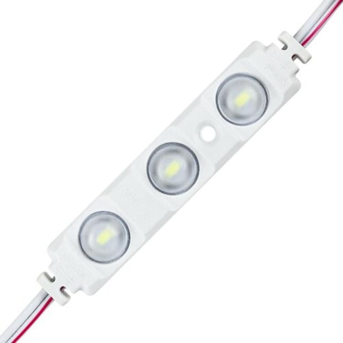 купить купить Светодиодный модуль BRT XG19 5630-3 led W 1,5W 6500K, 12В, IP65 белый с линзой полусфера  