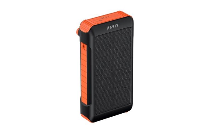 купить купить Захищений повербанк з сонячною батареєю HAVIT HV-PB5126 20000mAh  