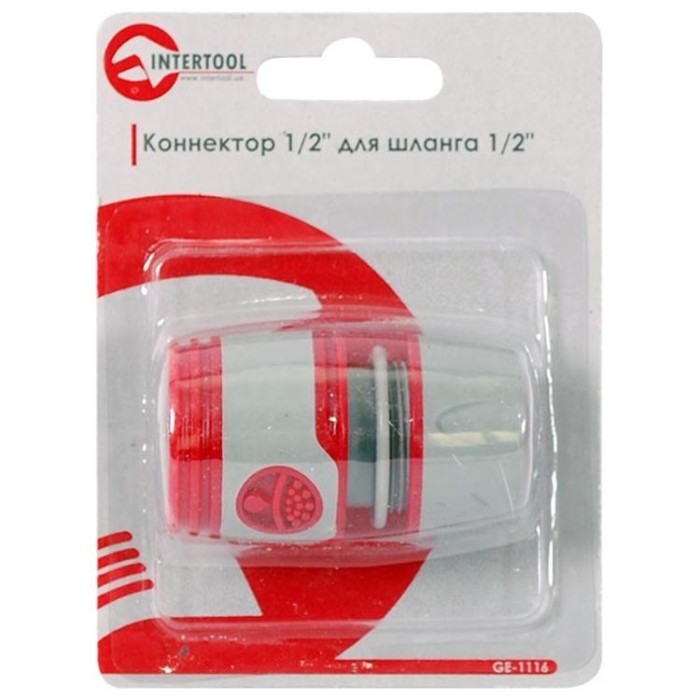 купить купить Коннектор 1/2&quot;для шланга 1/2&quot;INTERTOOL GE-1116  