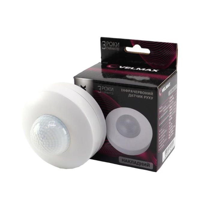 купить купить Датчик движения V-IМS-34 AC220-240V 360 ° (ST05В) VELMAX (Велмакс)  