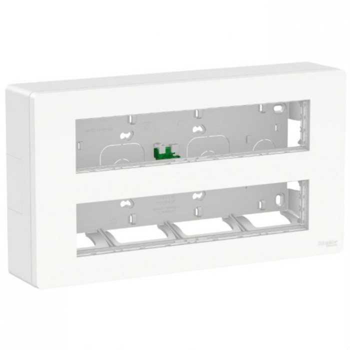 купить купить Блок unica system+ наружная установка 2х5 антибактериальный Schneider Electric (Шнайдер Электрик)  