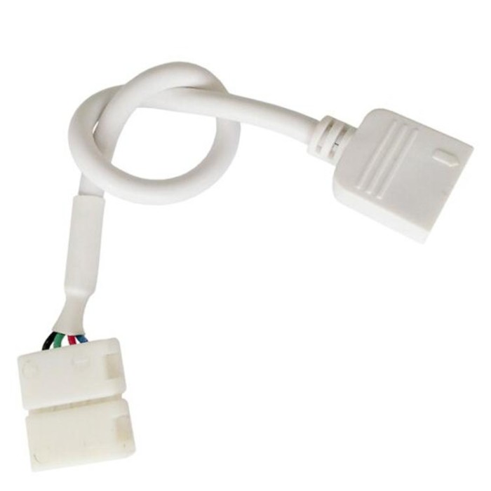 купить купить Коннектор для светодиодных лент OEM SC-10-SWC- 10mm RGB joint joint-F wire (зажим-провод-зажим папа)  