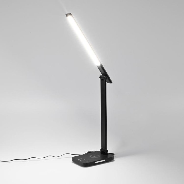 купить купить LED лампа настiльна з бездротовою зарядкою VIDEX VL-TF17B 18W 1800-6500K  
