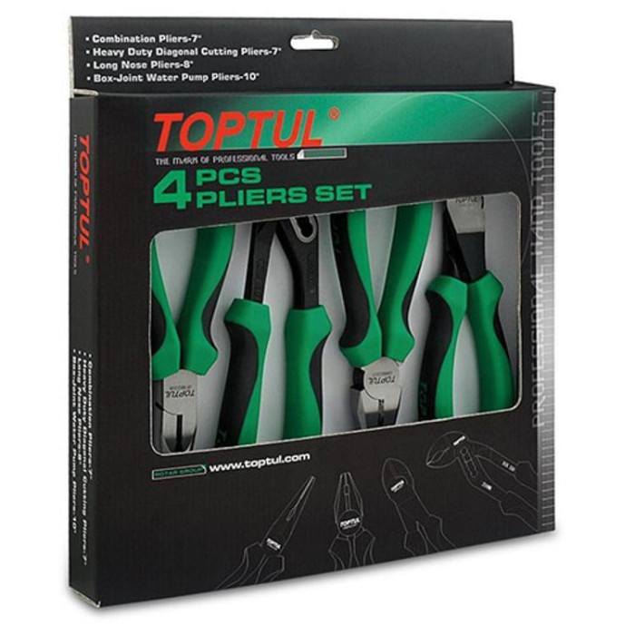 купить купить Набор шарнирно-губцевого инструмента TOPTUL 4ед. GAAE0402  