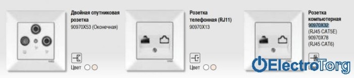 купить купить VI KO MERIDIAN  Розетка компьютерная (Cat 5e)  