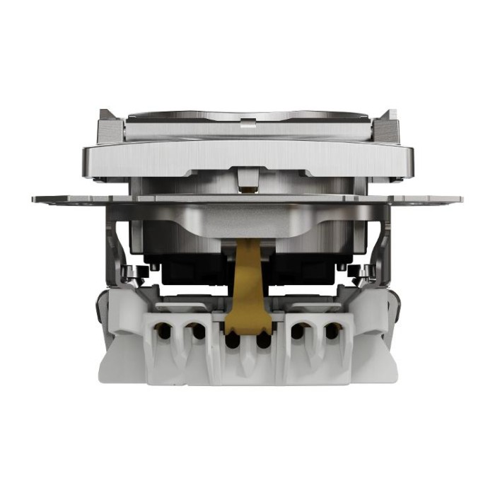 Розетка з заземленням, зі шторками та кришкою Матовий алюміній Sedna Elements Schneider Electric