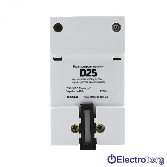 купить купить Реле напряжения D25 -D25A Tessla  