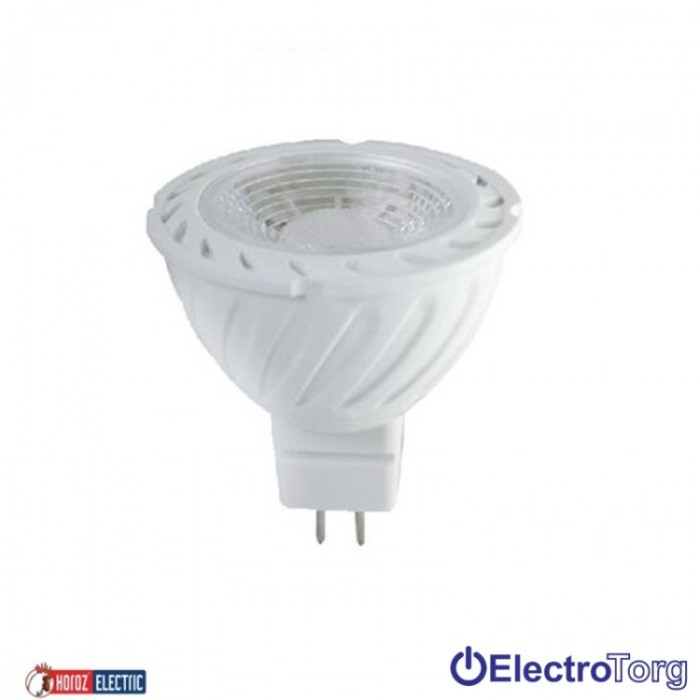 Лампа светодиодная SMD LED GU5.3 100-250V 6W 6400K Horoz Electric  