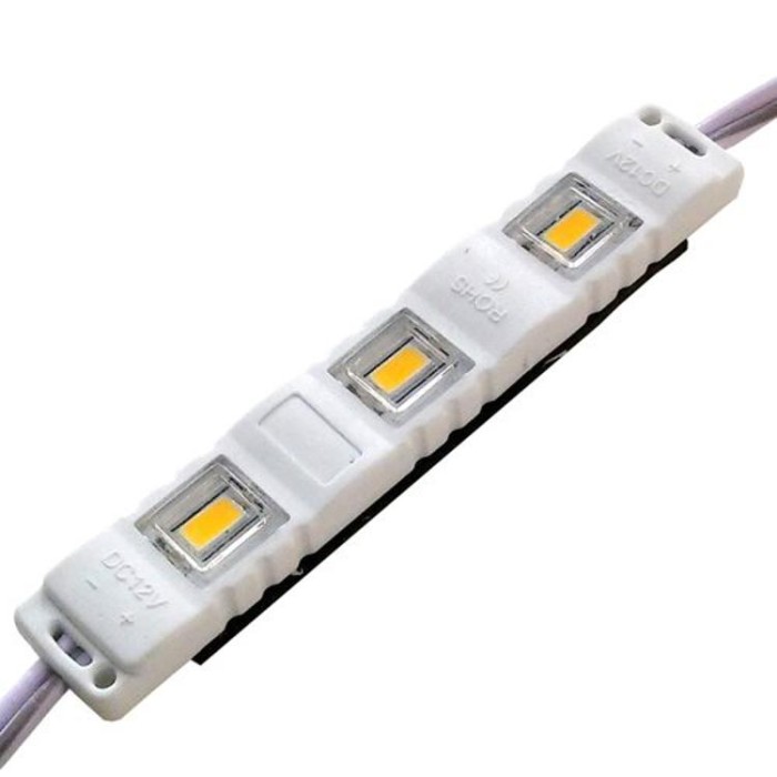 купить купить Светодиодный модуль BRT M2 5630-3 led W 0,72W 6500K, 12В, IP65 белый закрытый с линзой  