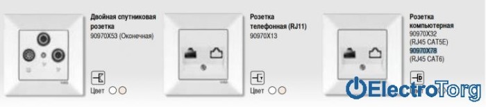 купить купить VI KO MERIDIAN  Розетка компьютерная (RJ45 CAT6)  
