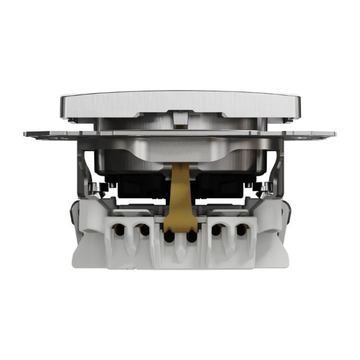 Розетка з заземленням та зі шторками Матовий алюміній Sedna Elements Schneider Electric