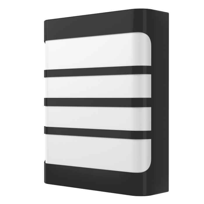 LED світильник LEBRON L-FL24-S, 24W, 2100Lm, 4100K, IP65, чорний