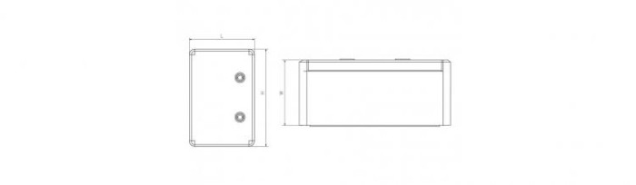 Корпус пластиковий ударостійкий (щит) 200x300x130мм IP65 Takel