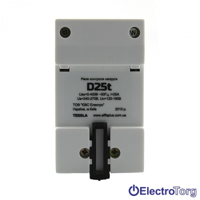 купить купить Реле напряжения D25 t-D25A (с термозащитой)Tessla  