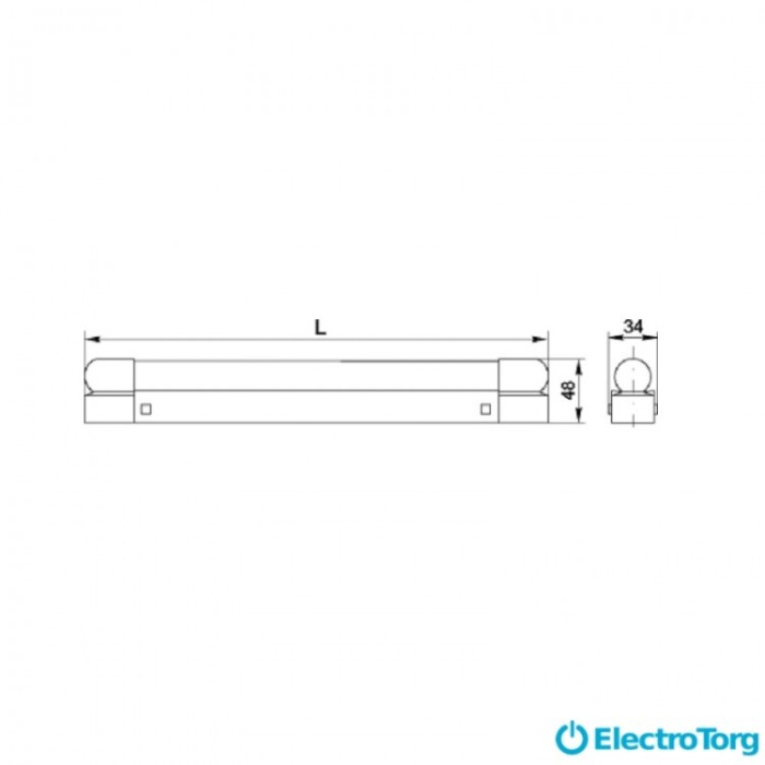 купить купить Светильник ЛПО3016 15Вт 230В T8/G13 ИЭК(IEK)  