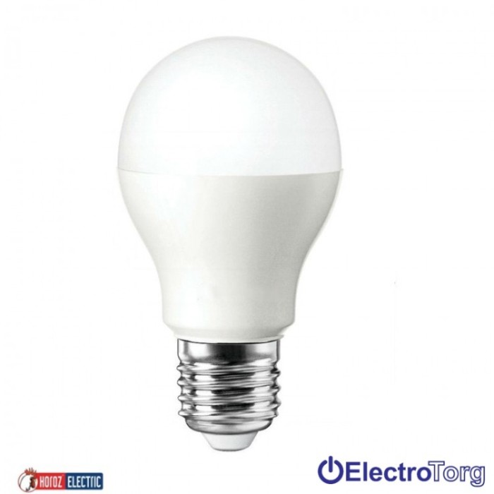 Лампа светодиодная SMD LED 10W А60 Е27 4200K Horoz Electric                              